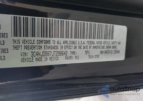 2018 Jeep Compass Altitude 4X4 from USA, damaged, VIN 3C4NJDBB7JT298642